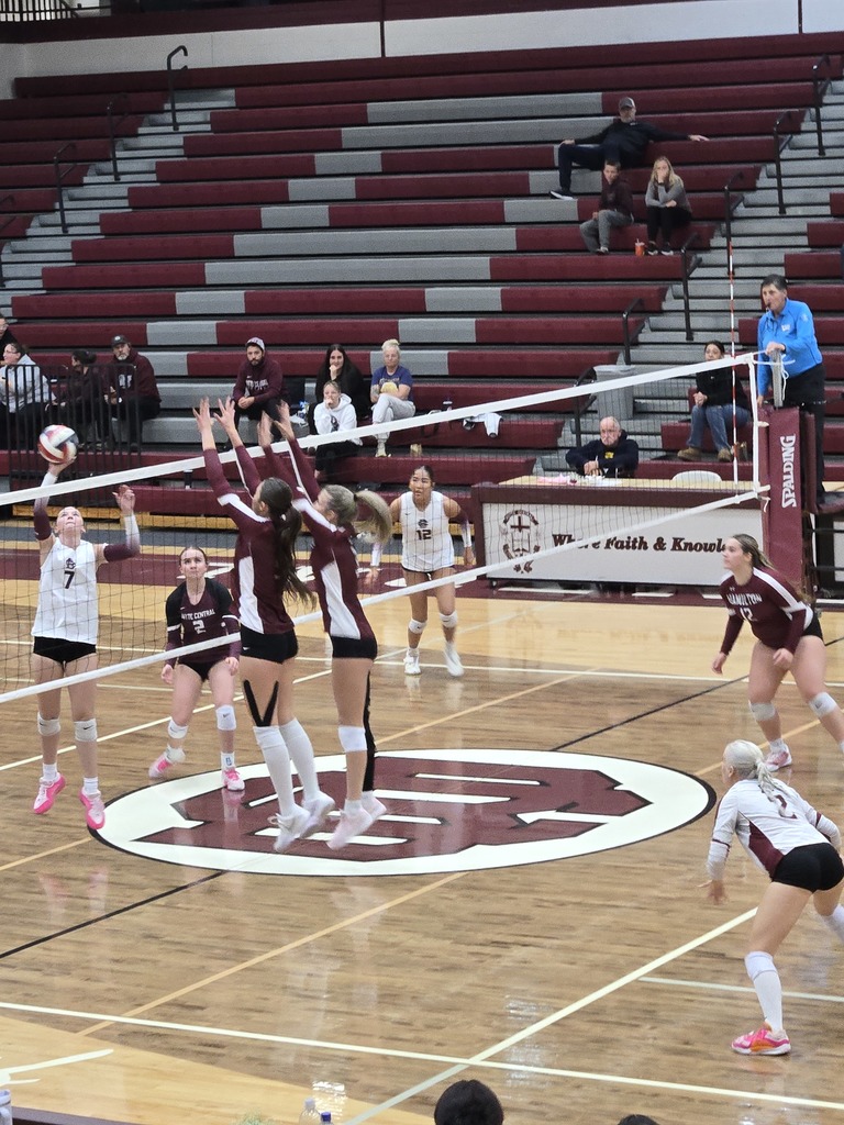 volleyball against butte central