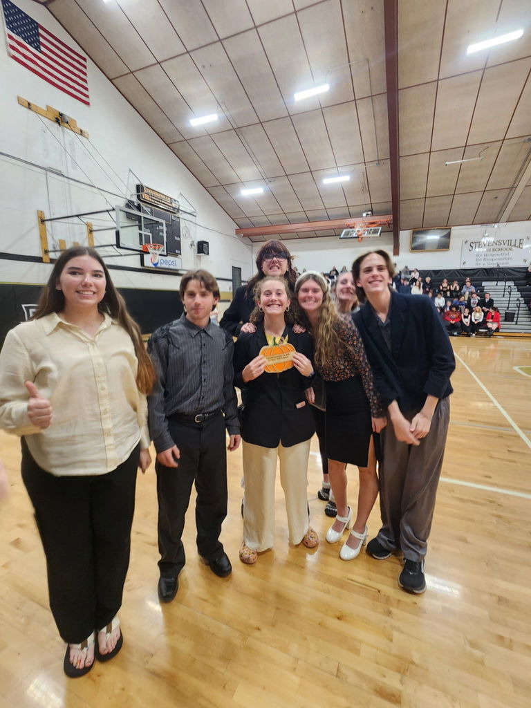 The Hamilton High School Speech & Debate team celebrating their 3rd place overall finish at the tournament in Stevensville on Saturday, November 15, 2025.