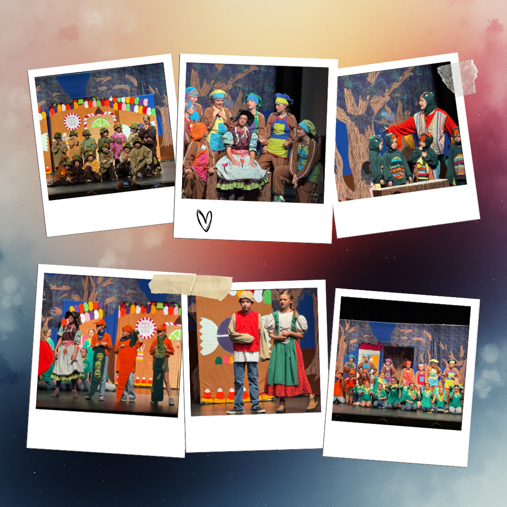 Daly Elementary students participating in a production of Hansel & Gretal at the Missoula Children's Theatre