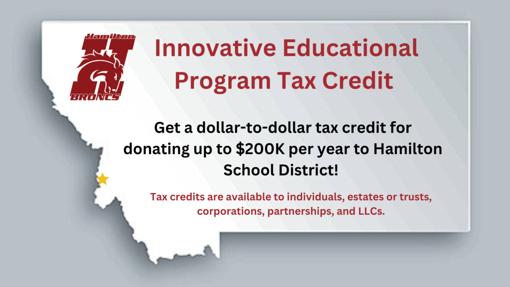 Innovative tax credit if you donate up to $200K to Hamilton School District