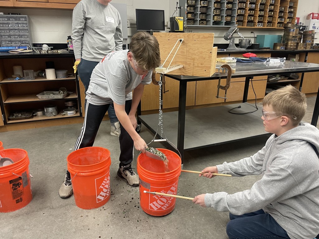 Hamilton Middle School Science Olympiad team competed in the state level competition at Montana State University today and won 2nd place overall