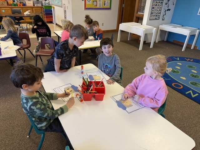 Our Washington Primary students celebrating Washington's birthday