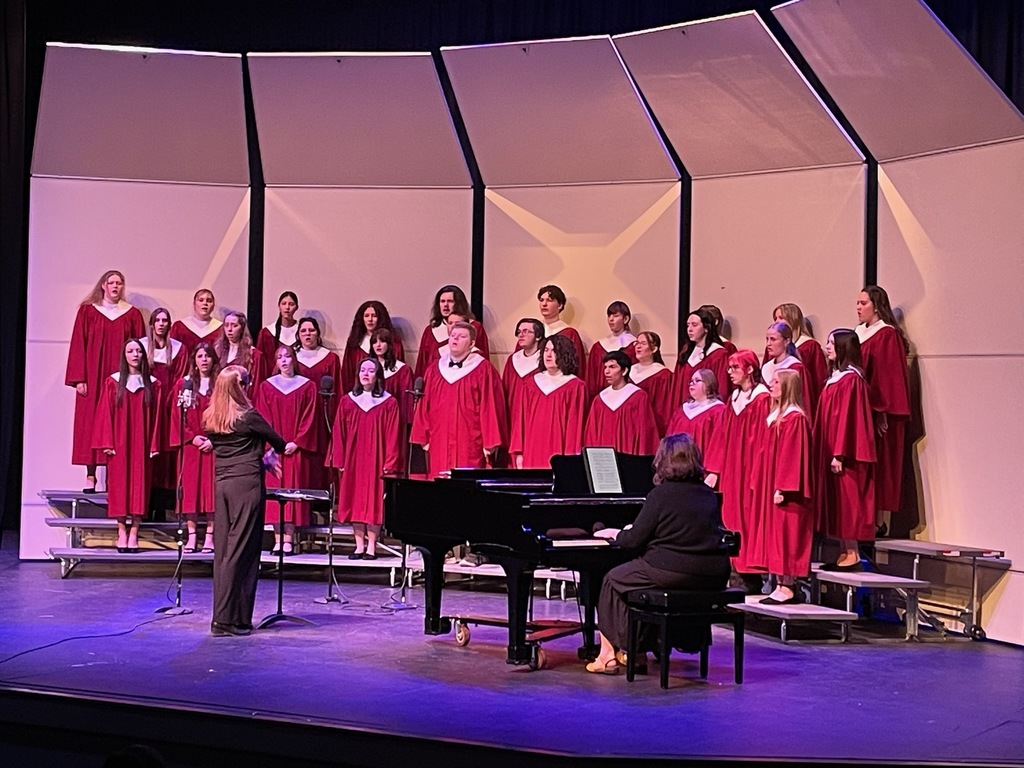 The Hamilton Middle School and Hamilton High School choir and band perform in their Spring concerts