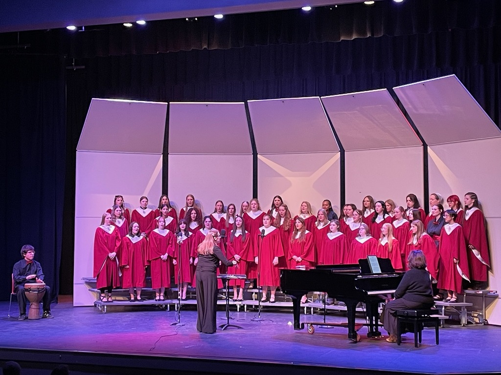 The Hamilton Middle School and Hamilton High School choir and band perform in their Spring concerts