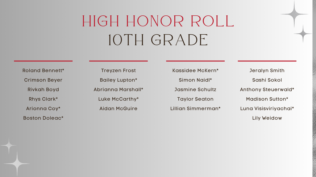 hhs honor roll 