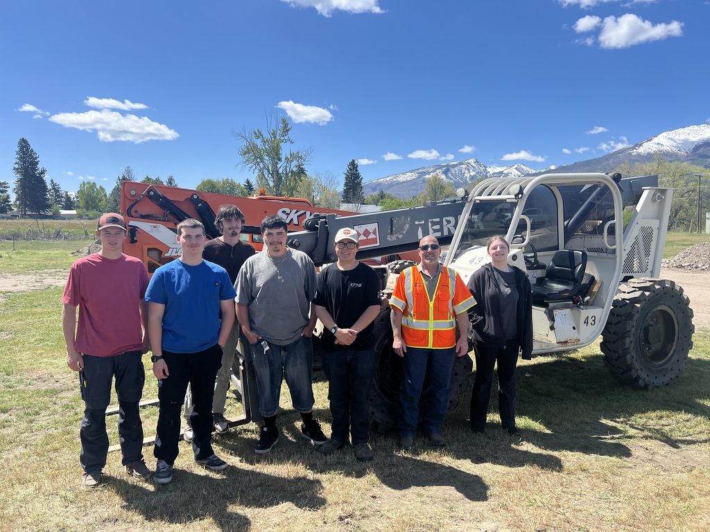 Bitterroot Polytech students attend forklift training certification through the Montana Building Industry Association