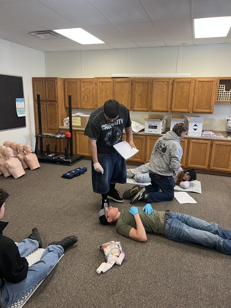 Bitterroot Polytech students participate in a Wilderness First Aid course
