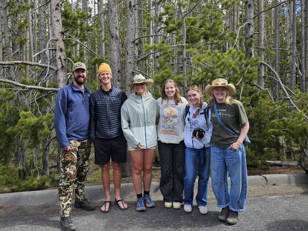 Hamilton High School's Classroom Without Walls visits the Norris Geyser Basin in Yellowstone National Park