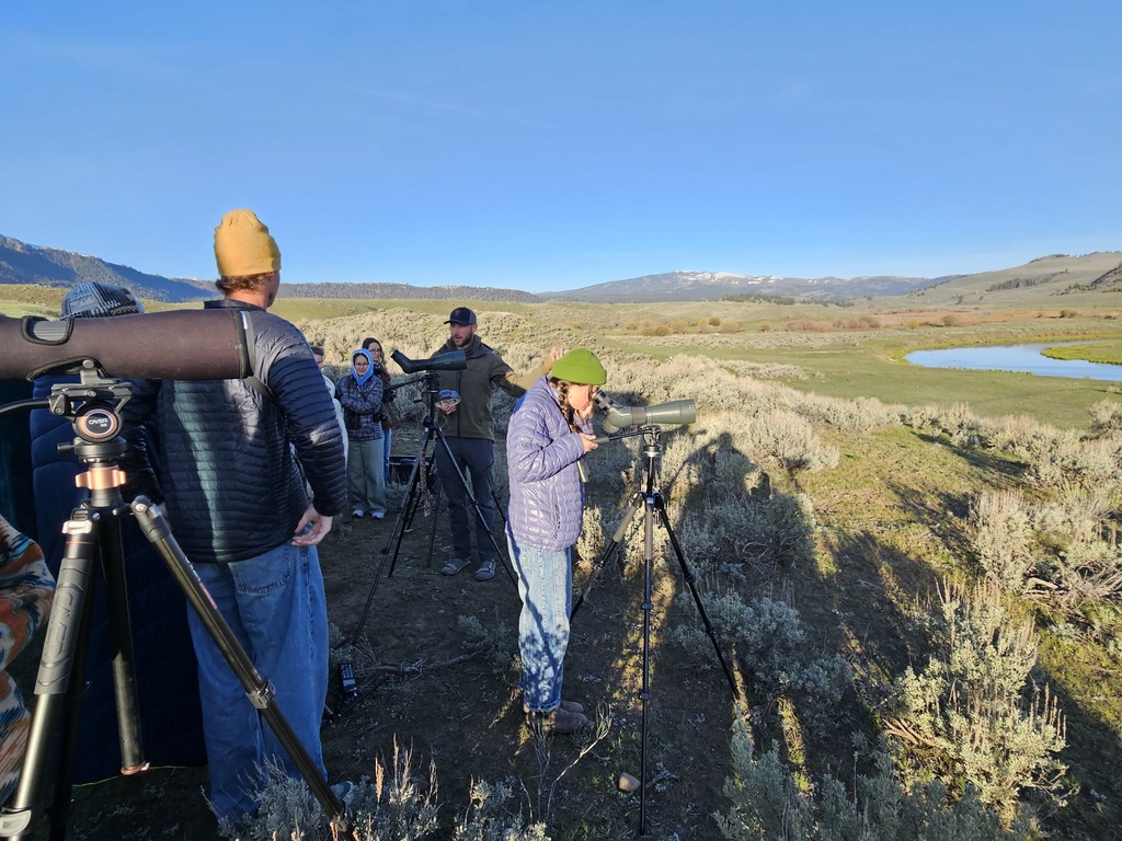 Hamilton High School's Classroom Without Walls visits Yellowstone National Park