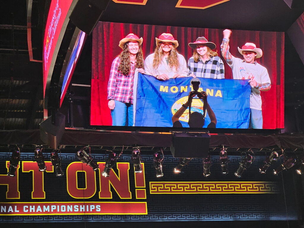 Hamilton High School Science Olympiad team competing at the national level competition