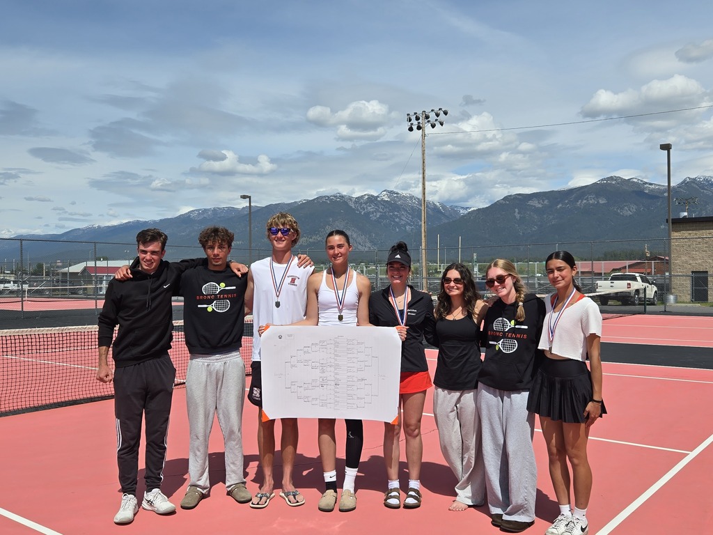 The Hamilton High School tennis team competes at the divisional tournament in Ronan, Mt