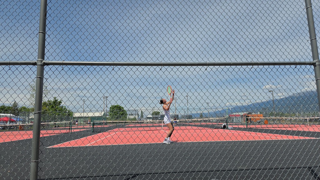 The Hamilton High School tennis team competes at the divisional tournament in Ronan, Mt