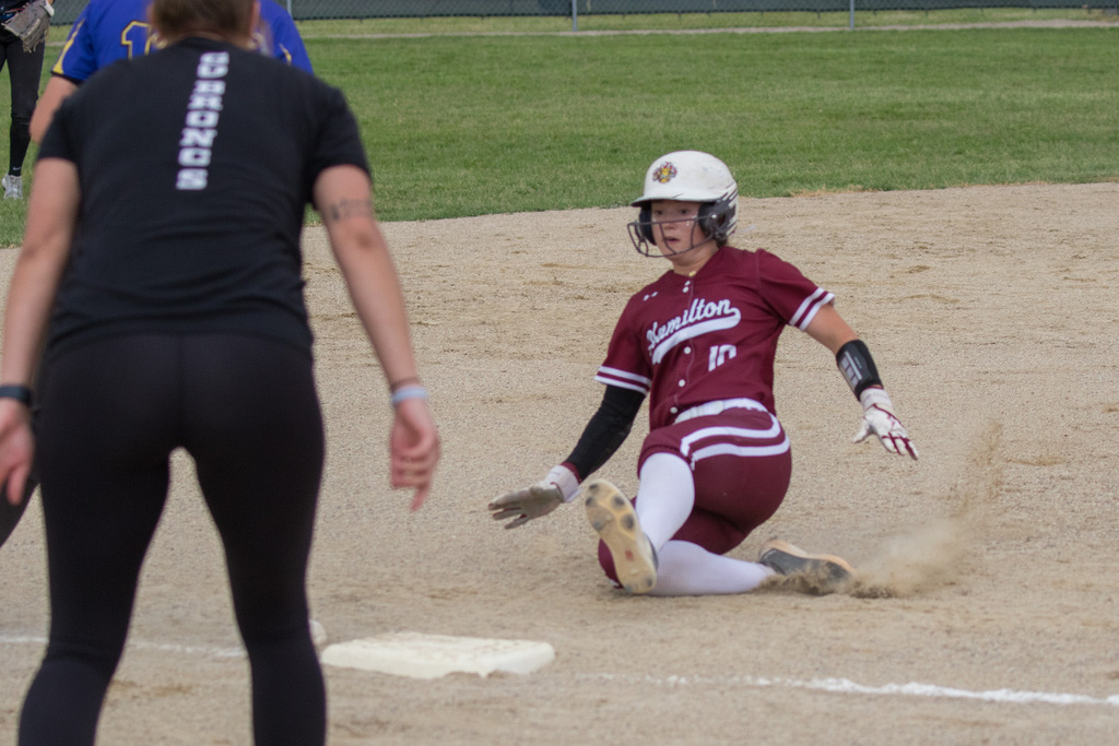 Hamilton High School Softball team competes in the quarterfinal round of the 2026 state tournament in Hamilton, MT