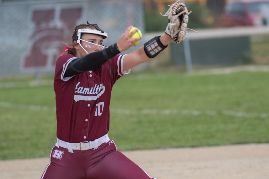 Hamilton High School Softball team competes in the quarterfinal round of the 2026 state tournament in Hamilton, MT