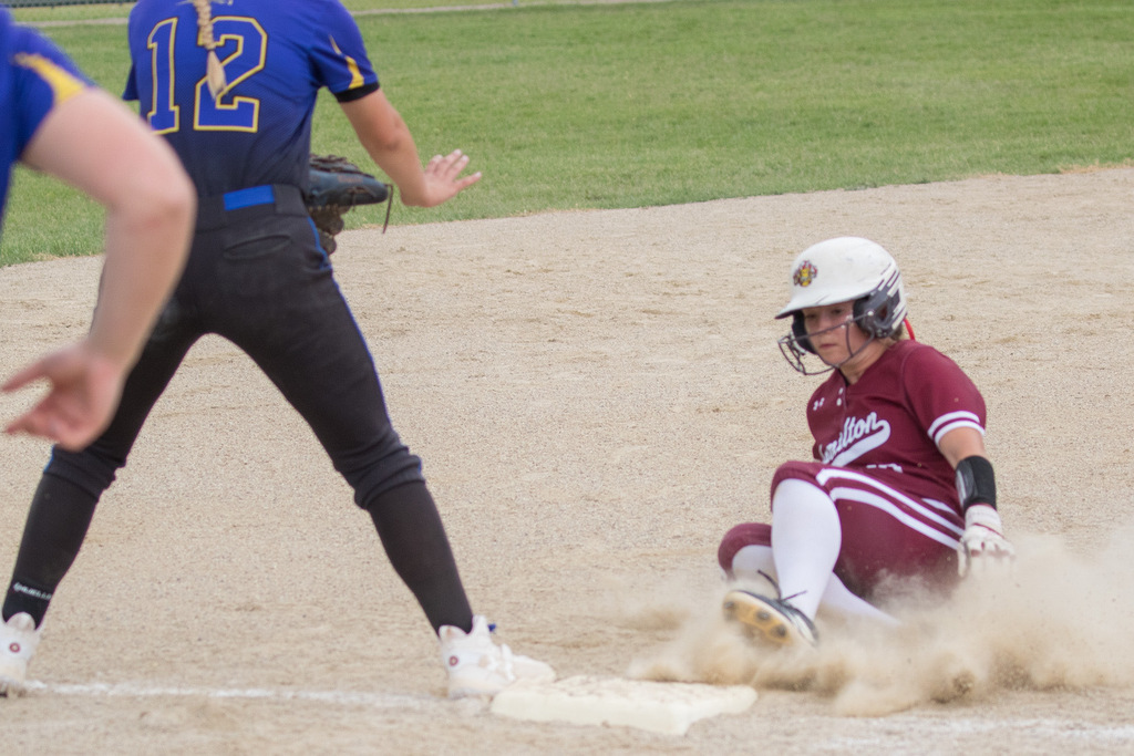 Hamilton High School Softball team competes in the quarterfinal round of the 2026 state tournament in Hamilton, MT