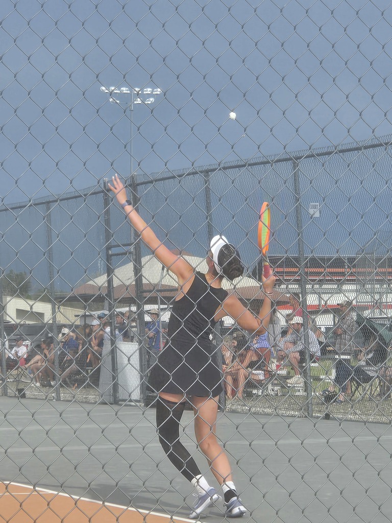 The HHS tennis team competes in the state tournament in Hardin, MT