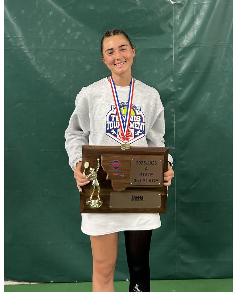 The Hamilton High School girls tennis team took 3rd place at state and Ciara Hanley took 1st place overall at girls singles