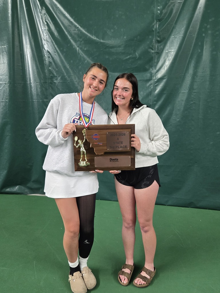 The Hamilton High School girls tennis team took 3rd place at state and Ciara Hanley took 1st place overall at girls singles