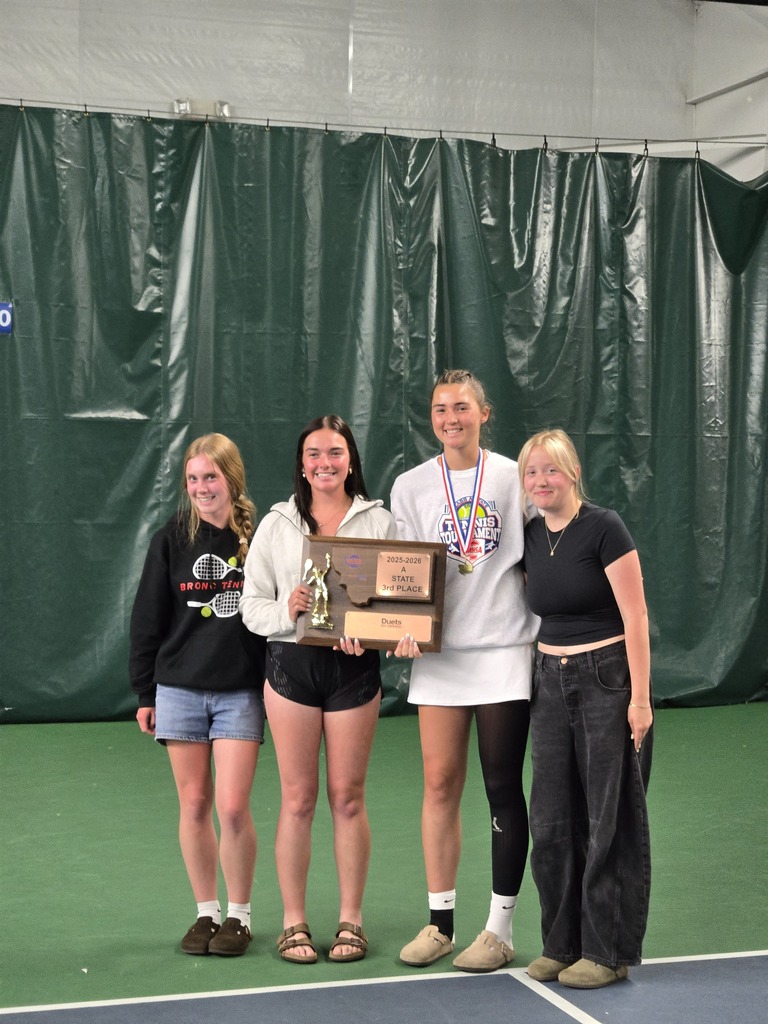 The Hamilton High School girls tennis team took 3rd place at state and Ciara Hanley took 1st place overall at girls singles