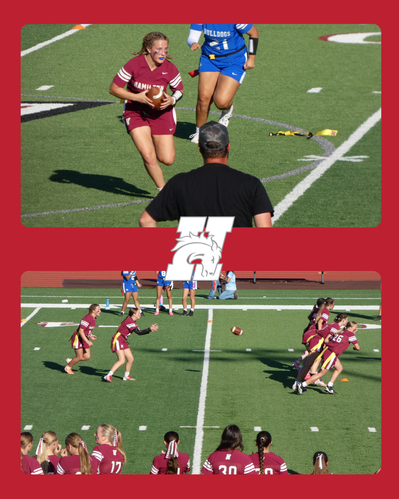 HHS flag football team playing mission