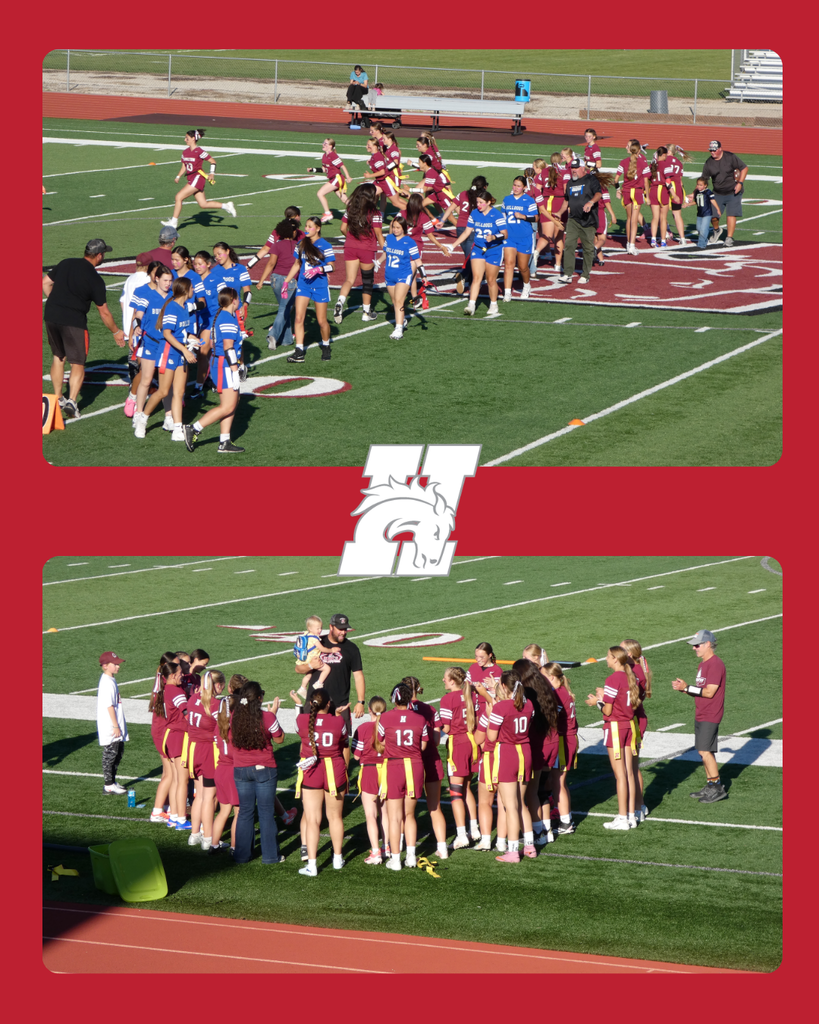 HHS flag football team playing mission
