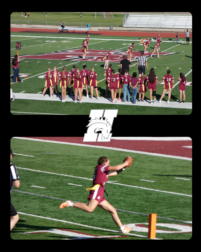 HHS flag football team playing mission