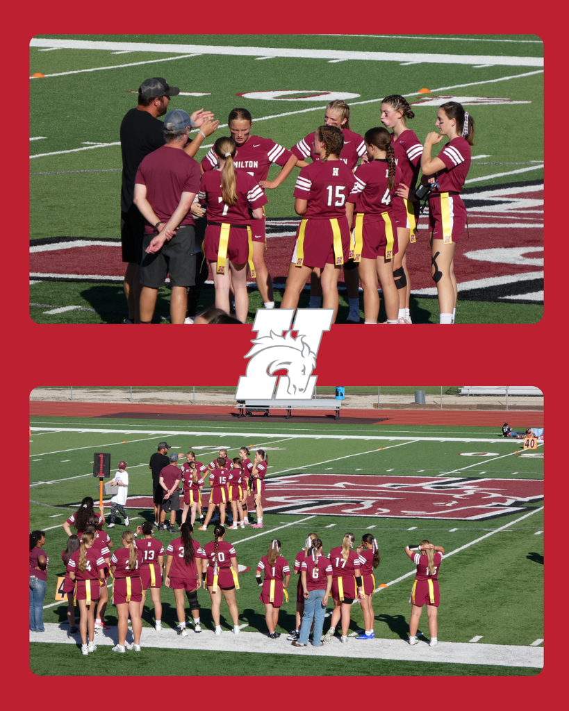 HHS flag football team playing mission