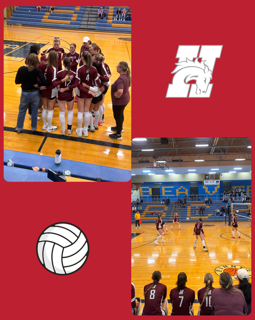 hhs volleyball playing on the road against dillon