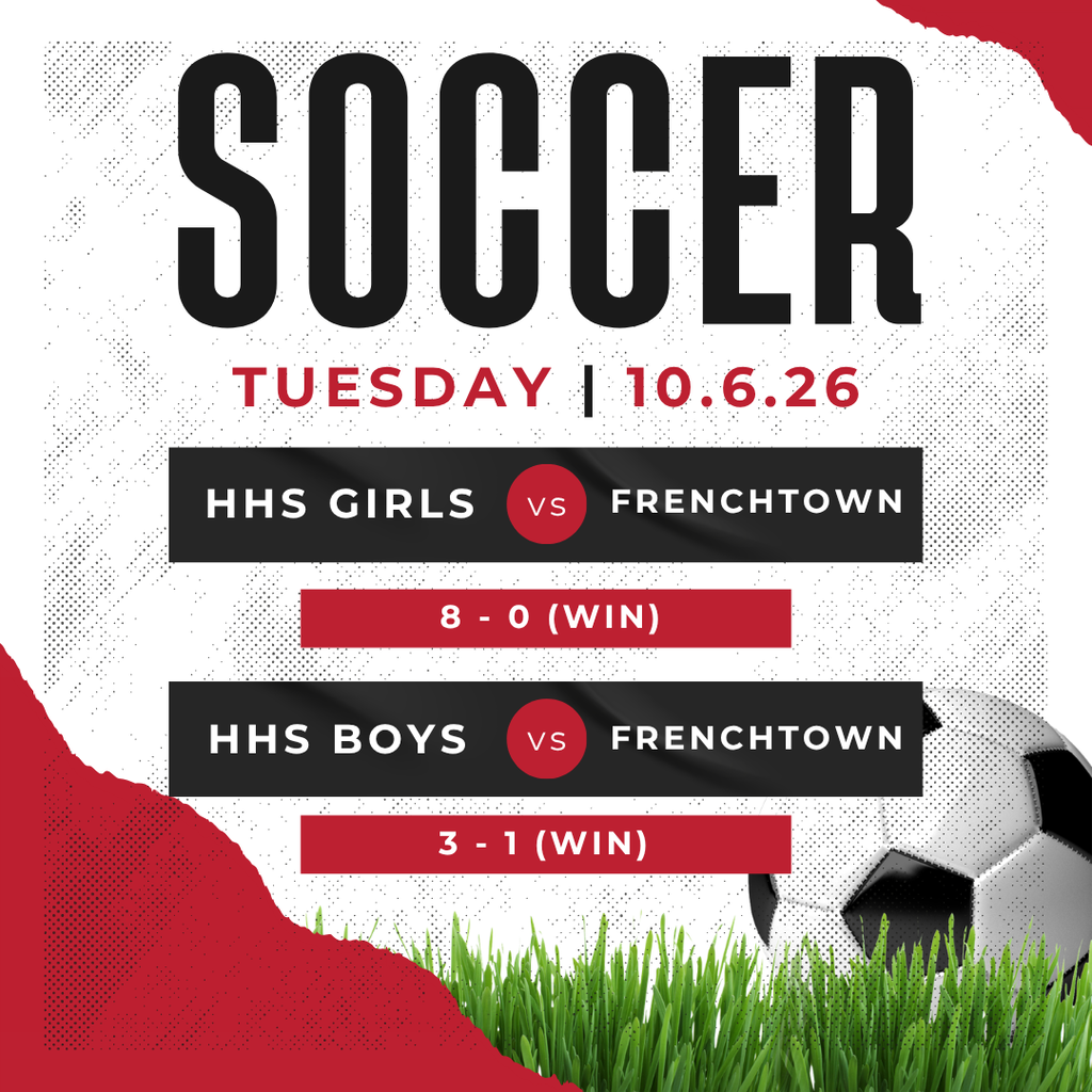 soccer hhs boys and girls against frenchtown