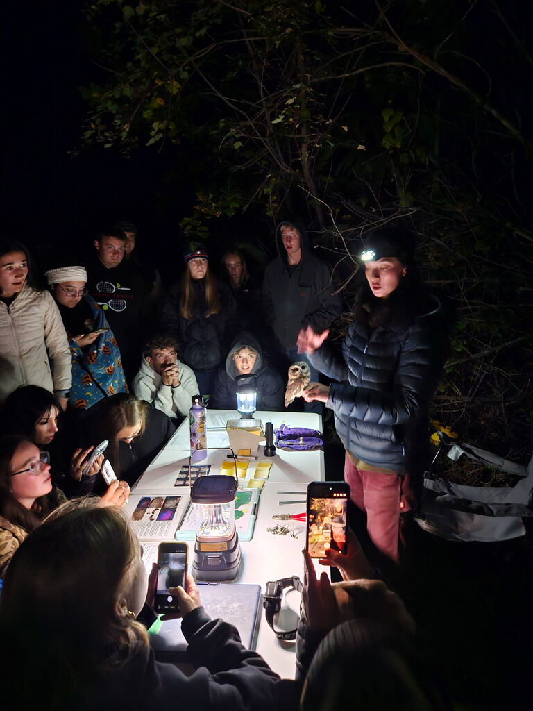 CWW owl banding field trip