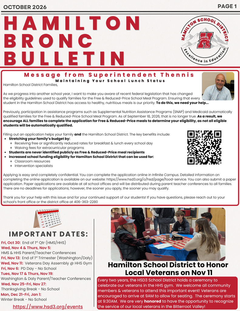 October 2026 Bronc Bulletin District Newsletter