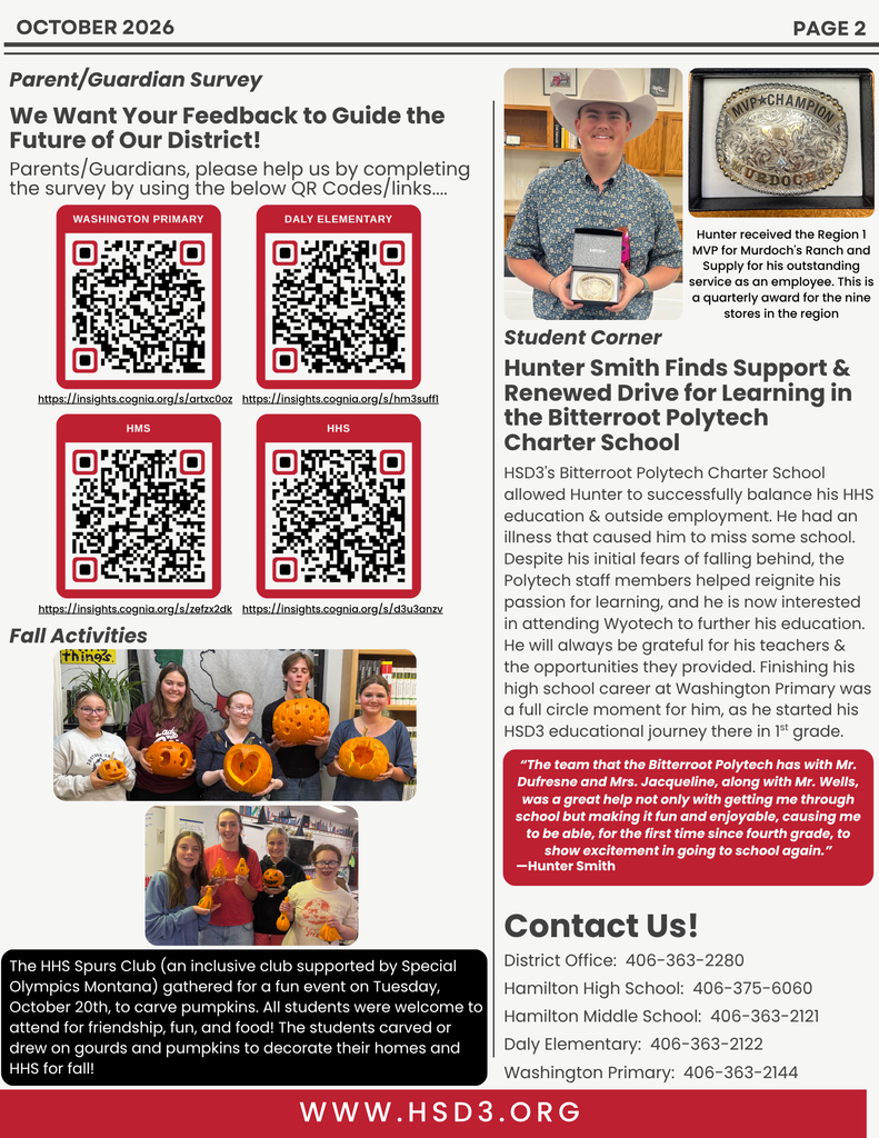 October 2026 Bronc Bulletin District Newsletter