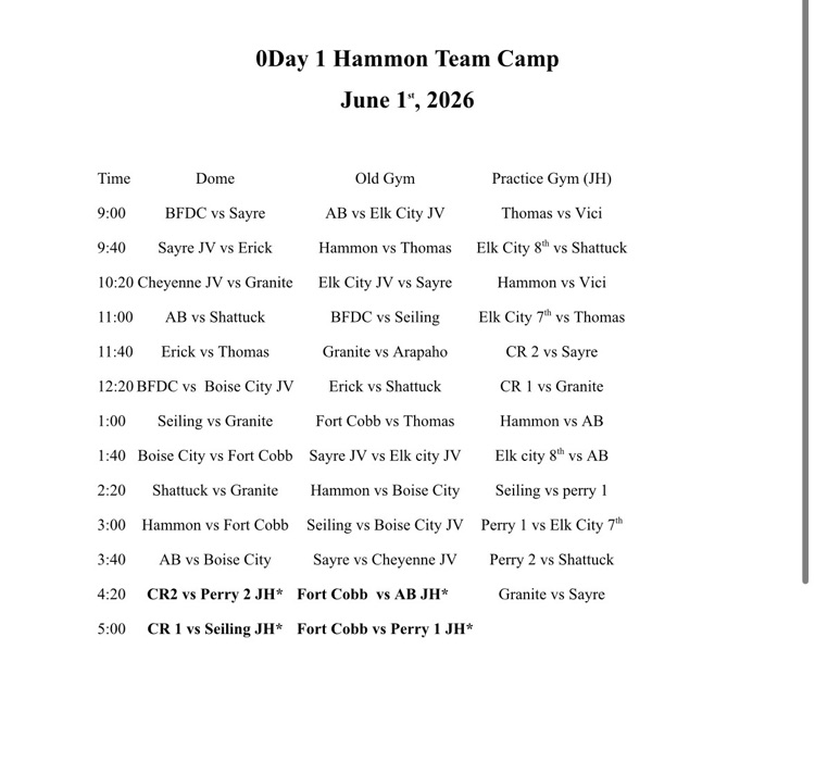 team camp
