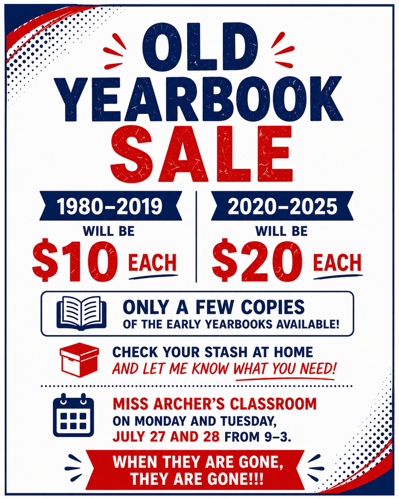Old Yearbook Sale
