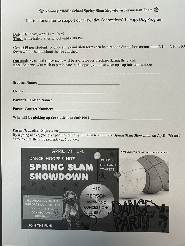 Spring Showdown Permission Form