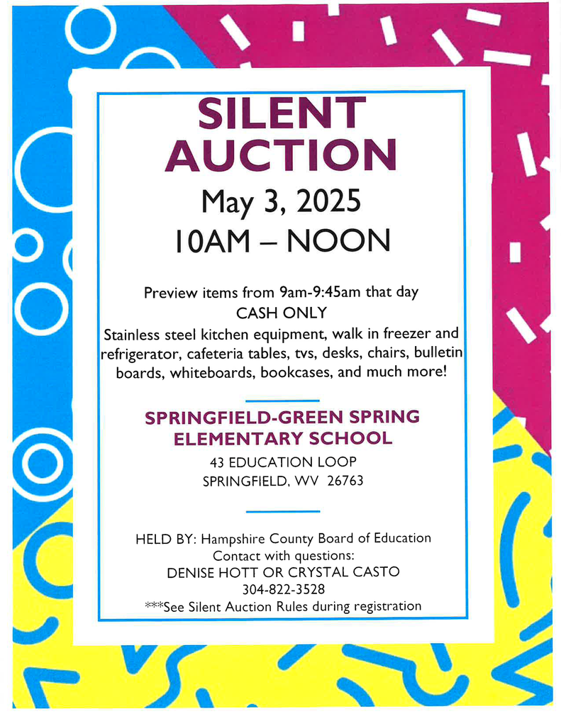Silent Auction Flyer