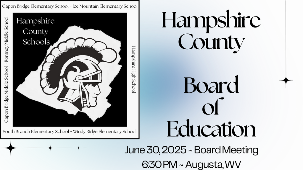 Hampshire County Board of Education - June 30, 2025 at 6:30PM
