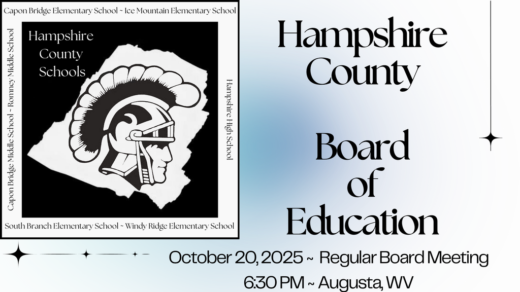 October 20, 2025 Board of Education Regular Meeting in Augusta WV