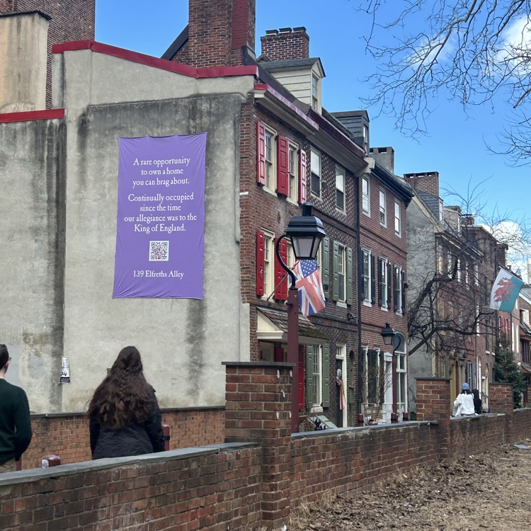 Elfreth’s Alley the oldest street in America