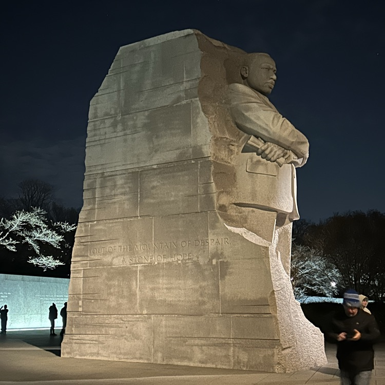 the MLK Memorial