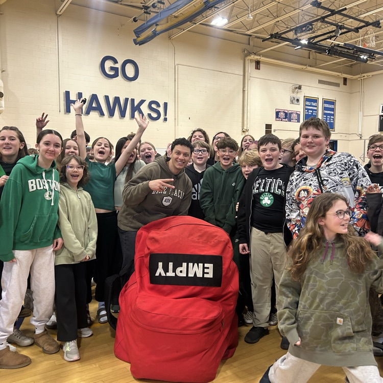 Sam with our students