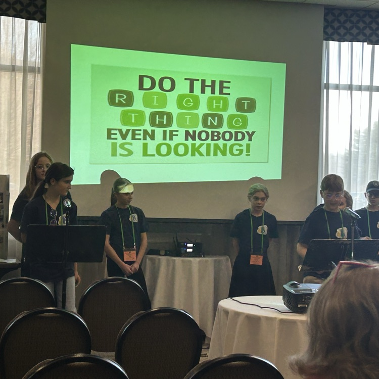 students presenting 