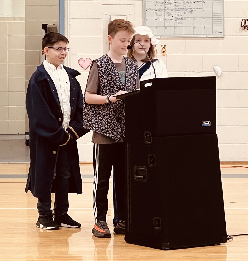 6th graders present...What were times like back then?