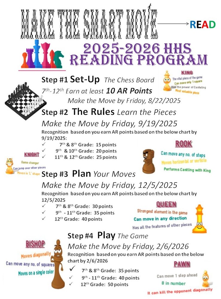 HHS Library Calendar