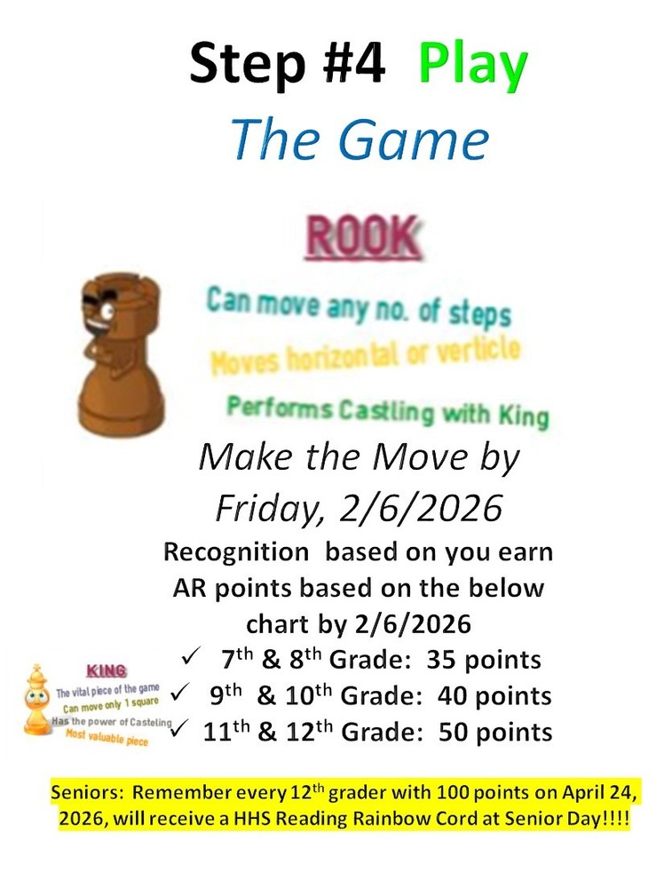 Step #4 HHS Library from Ms. Ferrell