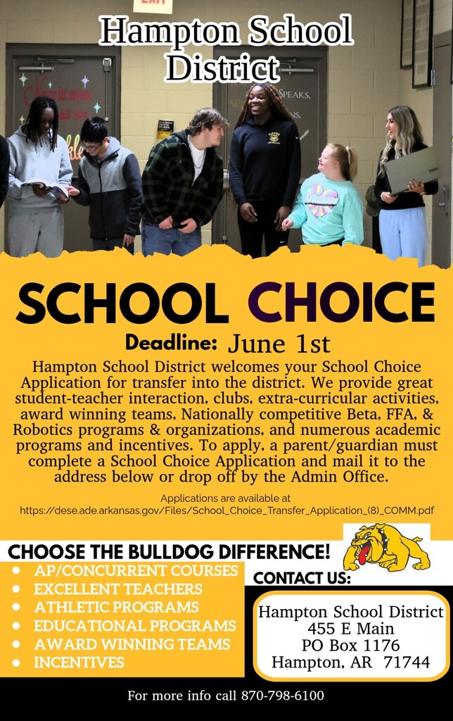 School Choice 2026-27 Announcement