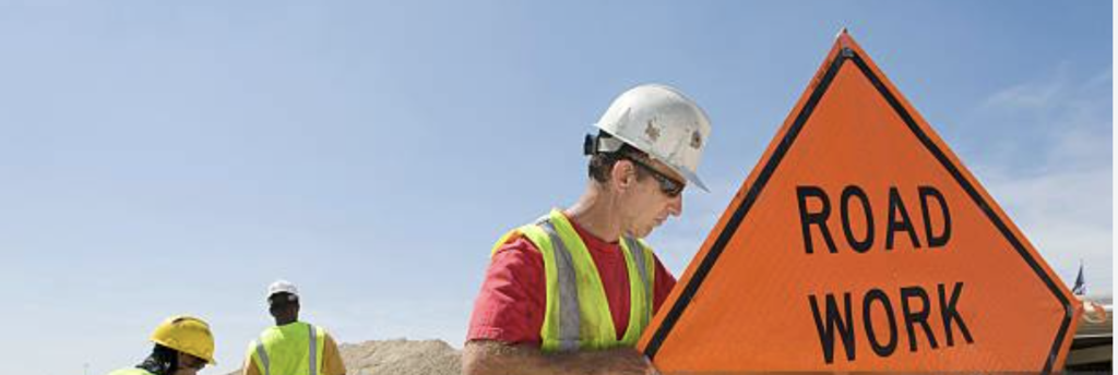 Road Work Sign 