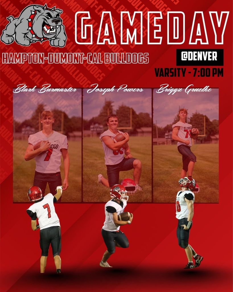 Gameday! Varsity Football @ Denver 7:00 P.M.