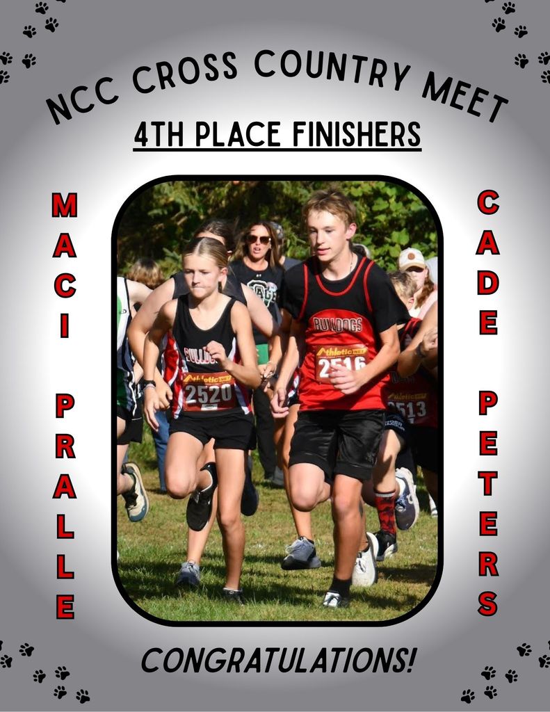 NCC XC 4th place