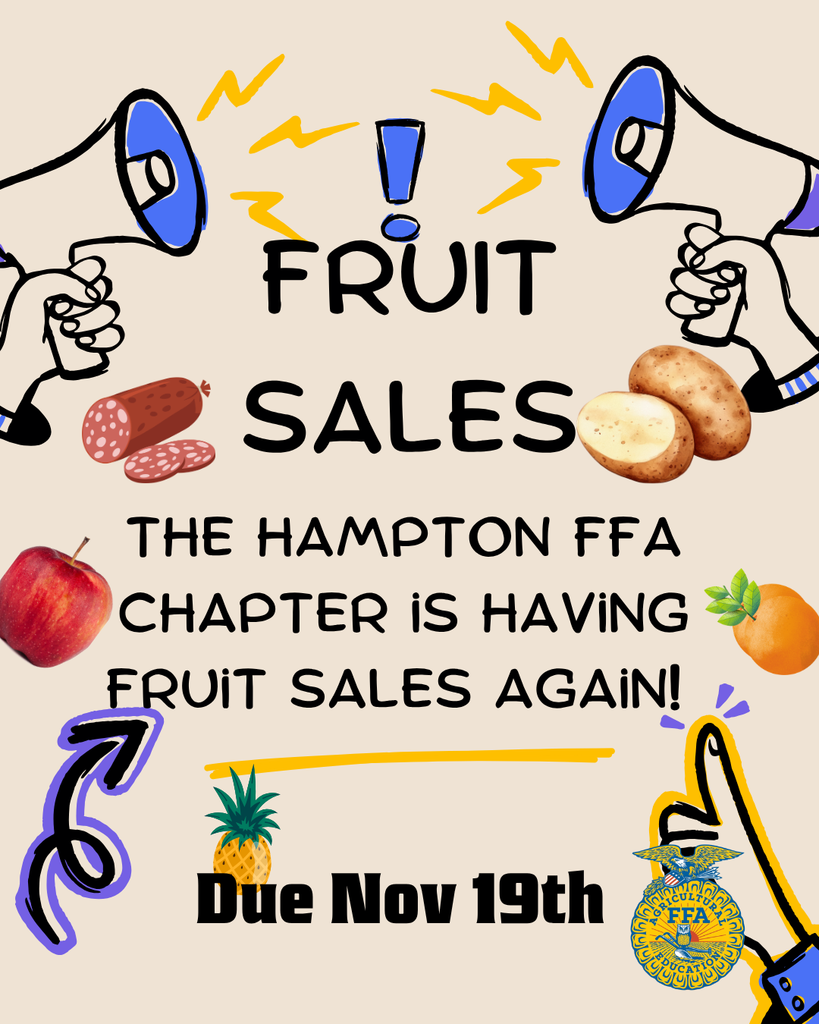 Fruit Sale flyer 2025